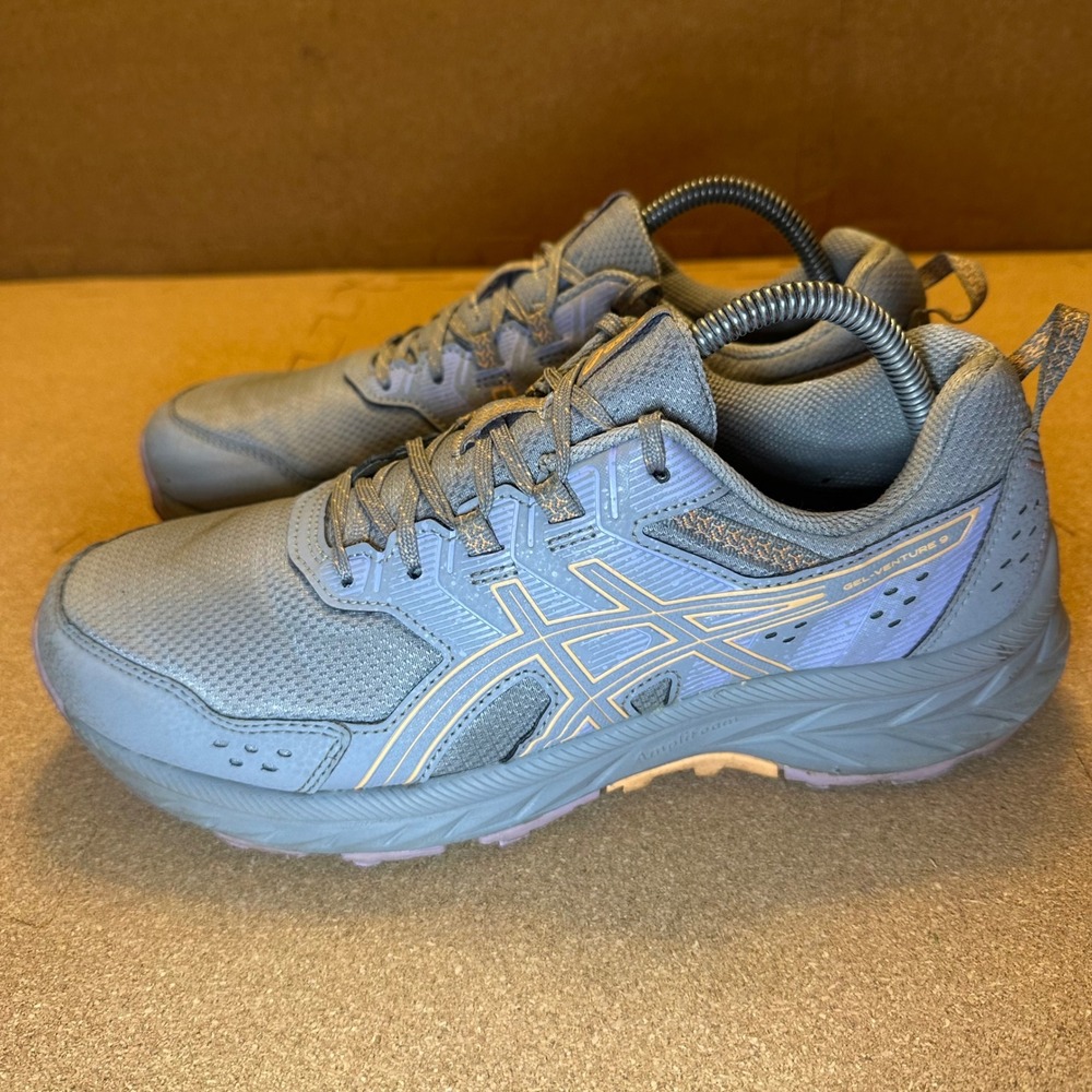 ASICS Gel-Venture 9 Womens Trail Running Shoes Grey Lavender 1012B313 Size 10‎ - Picture 3 of 11